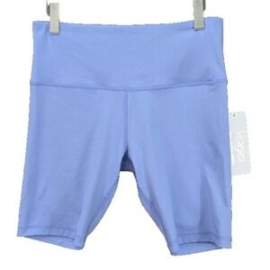 Vogo Athletica Cycling Shorts Women's L Blue‎ Stretch Gym Yoga Style Activewear